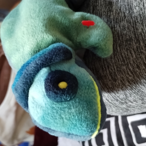 ✓Ty Beanie Babies 1997 Rainbow the Chameleon - Picture 10 of 11